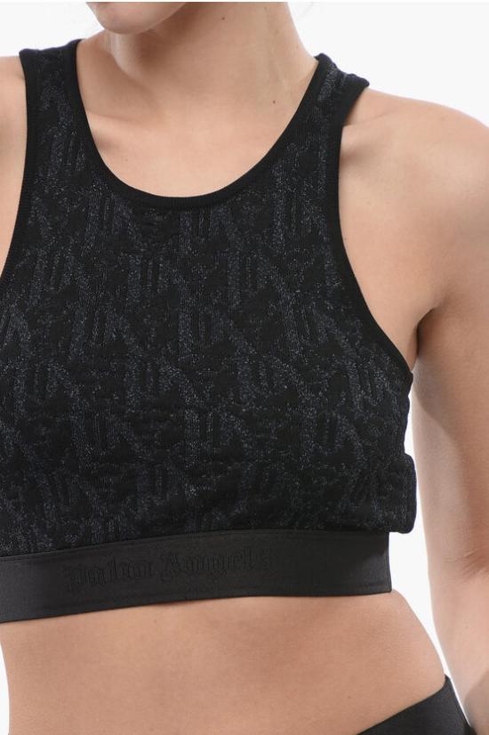  팜앤젤스 탑 PWHT011R24KNI001 1010 Black - PALM ANGELS