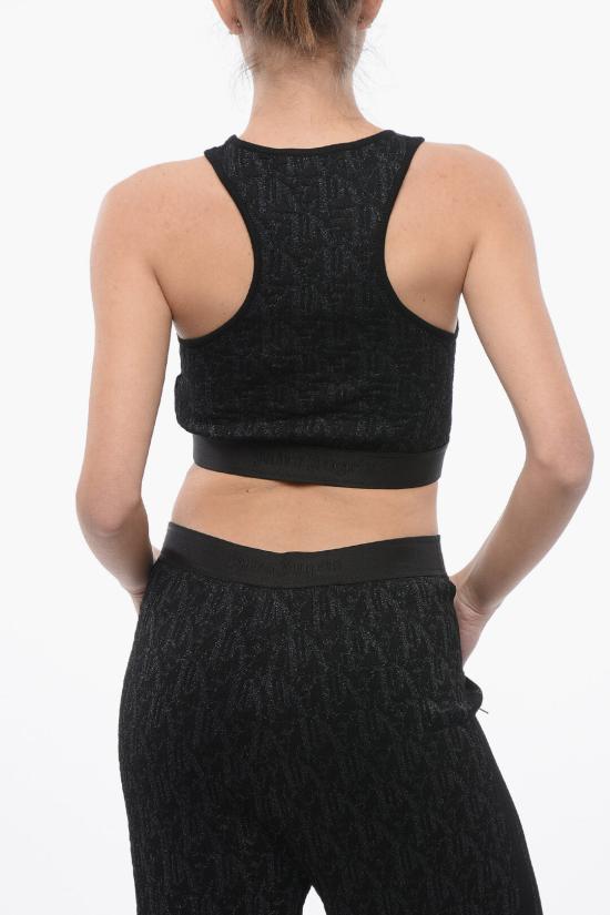  팜앤젤스 민소매 티셔츠 PWHT011R24KNI001 1010 Black - PALM ANGELS