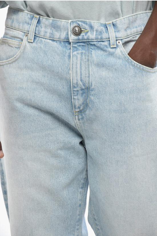  발망 데님 팬츠 DH0ML135DE95 6FC Blue - BALMAIN