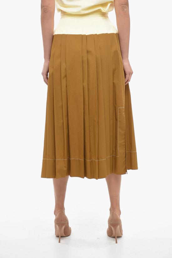  토리버치 롱 스커트 136790 255 Brown - TORY BURCH