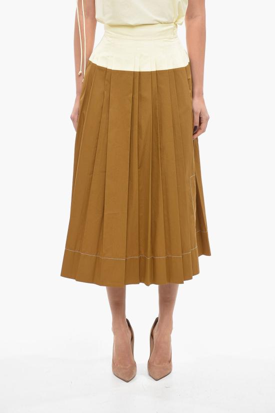  토리버치 롱 스커트 136790 255 Brown
