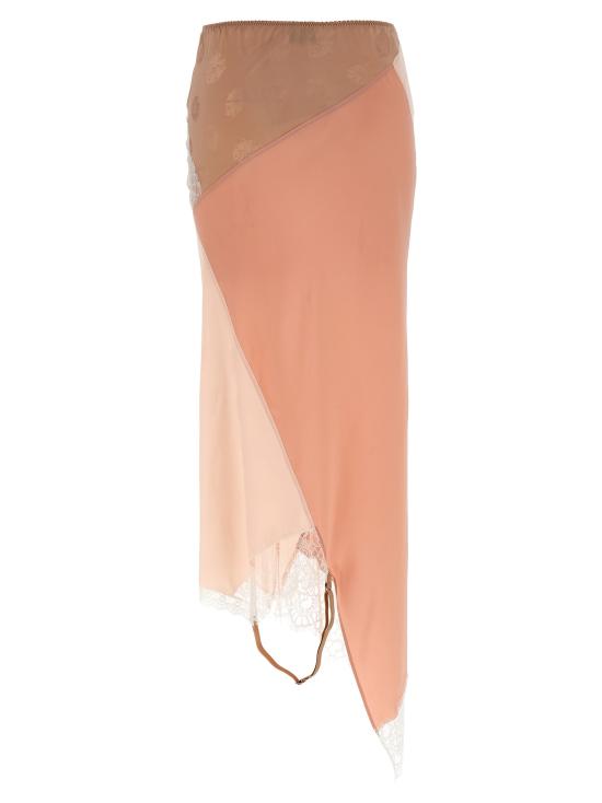 25FW 모스키노 미디 스커트 A011955352169 Pink - MOSCHINO