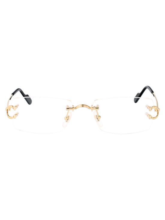 26SS 까르띠에 림리스 무테 안경 CT0563O 001 gold