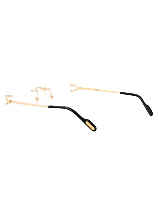26SS 까르띠에 림리스 무테 안경 CT0563O 001 gold - CARTIER