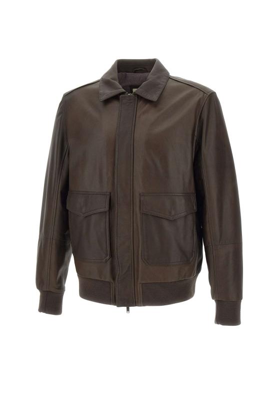 25FW 볼파글리 가죽 자켓 PLATONE MORO3 Brown