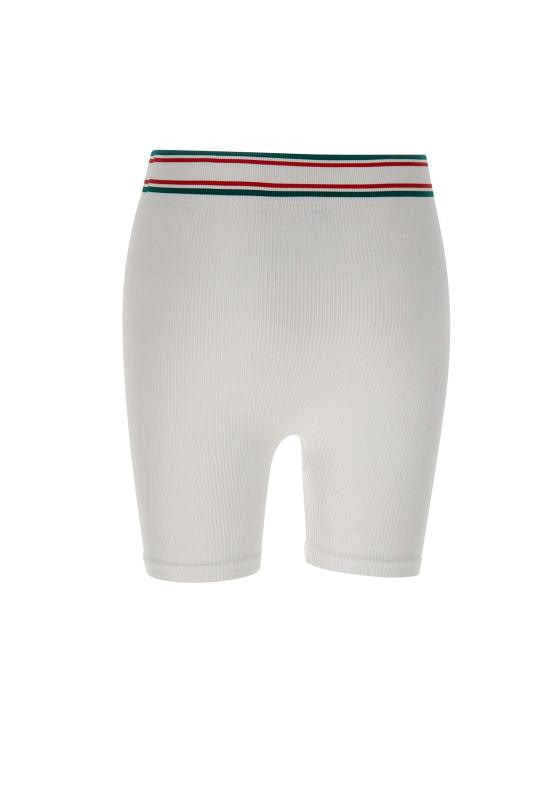 24FW 카사블랑카 숏팬츠 WAW25ACT025 01 White - CASABLANCA