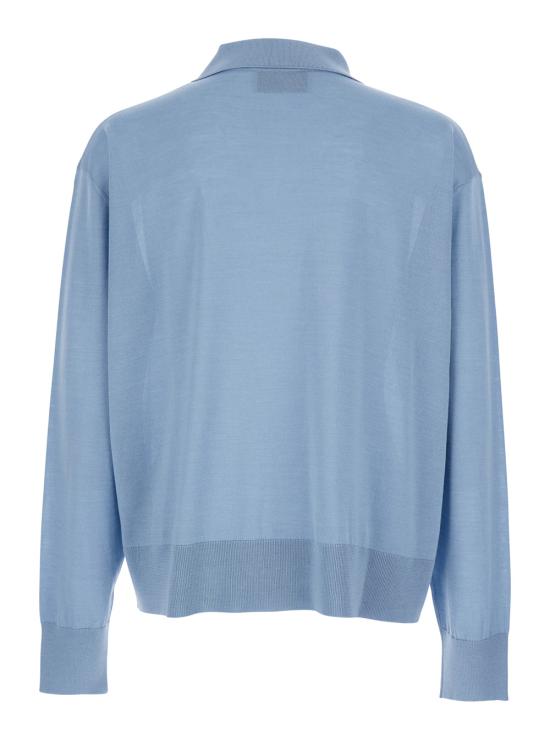 25FW 아미 긴팔 티셔츠 HPL406KN00664506 Light blue - AMI