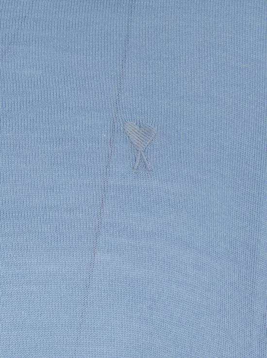 25FW 아미 긴팔 티셔츠 HPL406KN00664506 Light blue - AMI