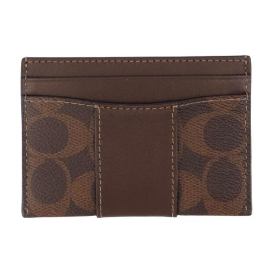 25FW 코치 명함지갑 CBY80 B4MPL brown - COACH
