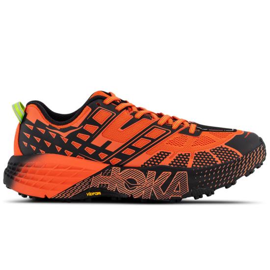 25SS 호카 스니커즈 HOKA | Speedgoat 2 로우 슈즈 '토마토/일렉트릭 그린'