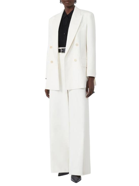 25FW 막스마라 스트레이트 팬츠 2521136011600 BIANCO - MAX MARA