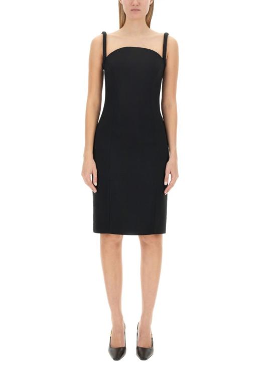  베르사체 미디 원피스 1012446 1A005401B000 Black