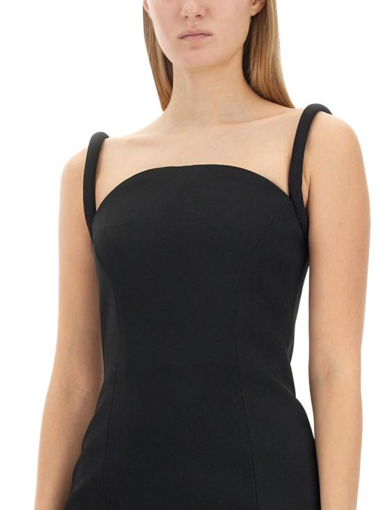  베르사체 미디 원피스 1012446 1A005401B000 Black - VERSACE