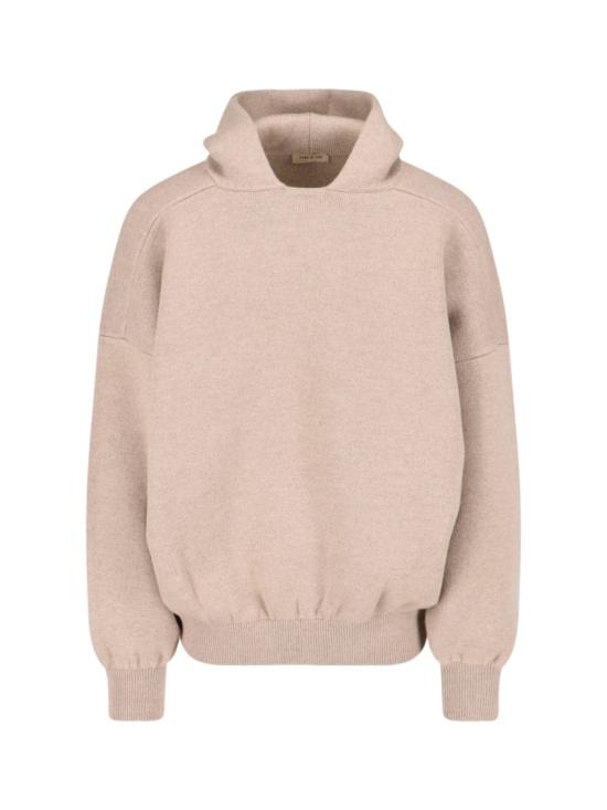  피어오브갓 니트 후드 티셔츠 FG24FW20 7121MER250 Neutrals