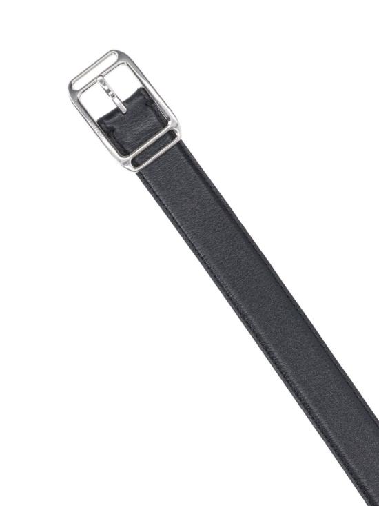 25FW 톰포드 그레인 레더 스퀘어 스타디움 벨트 TB308 LCL311Y1N001 Black - TOMFORD