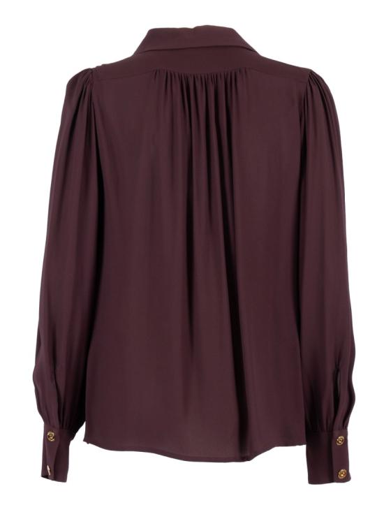 25FW 엘리자베타프랜치 탑 CA12356E2 Burgundy - ELISABETTA FRANCHI