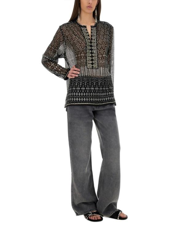 25SS 이자벨마랑 블라우스 HT0584FA C1K02IBKSI Black - ISABEL MARANT