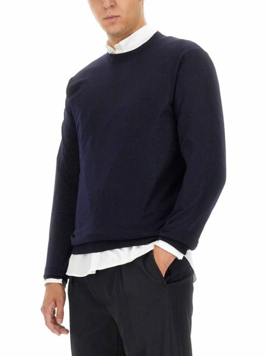 25FW 골든구스 라운드넥 스웨터 GMP00947 P00066550501 Blue - GOLDEN GOOSE