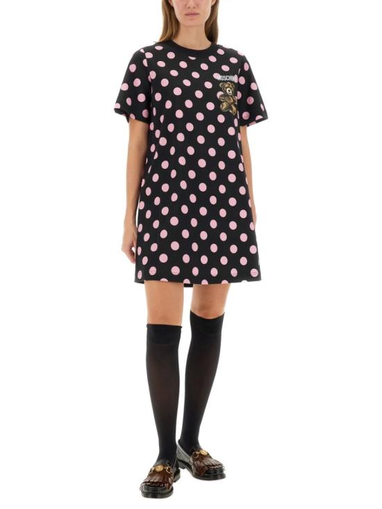 25FW 모스키노 원피스 04435442 3555 Black - MOSCHINO