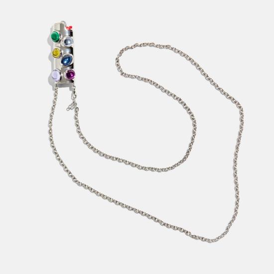  Edie Parker 에디 파커 젬스톤 라이터 케이스 크로스바디 - OTHER BRANDS