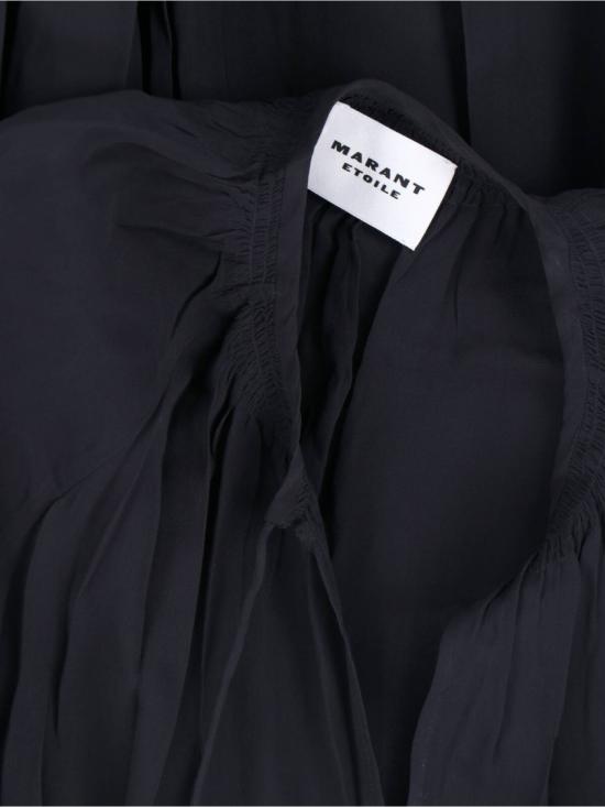 25FW 이자벨마랑에뚜왈 미디 원피스 RO0799FA C3J01E01BK Black - ISABEL MARANT ETOILE