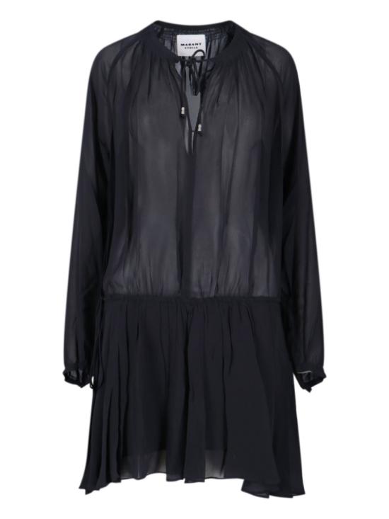 25FW 이자벨마랑에뚜왈 미디 원피스 RO0799FA C3J01E01BK Black
