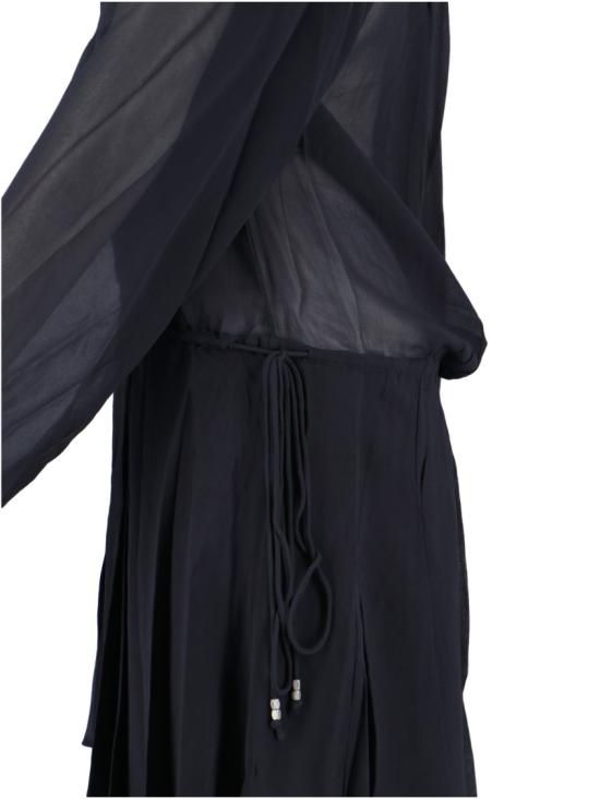 25FW 이자벨마랑에뚜왈 미디 원피스 RO0799FA C3J01E01BK Black - ISABEL MARANT ETOILE