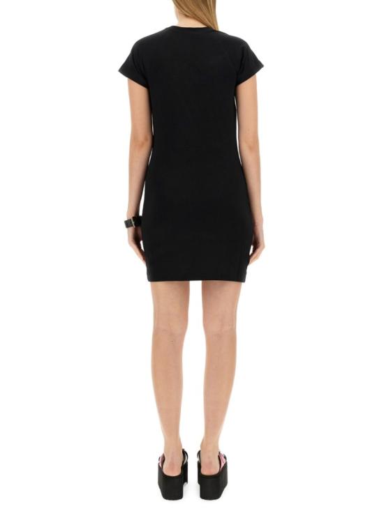  모스키노 미디 원피스 04500541 2555 Black - MOSCHINO