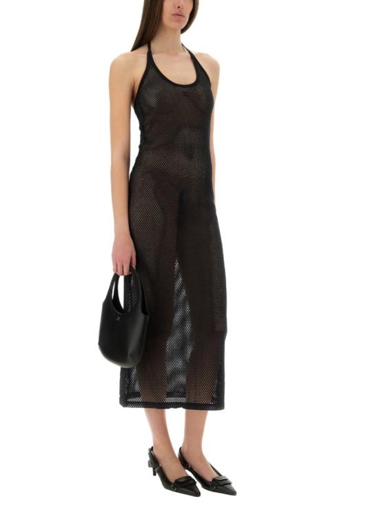  쿠레쥬 미디 원피스 225JRO625 JS01199999 Black - COURREGES