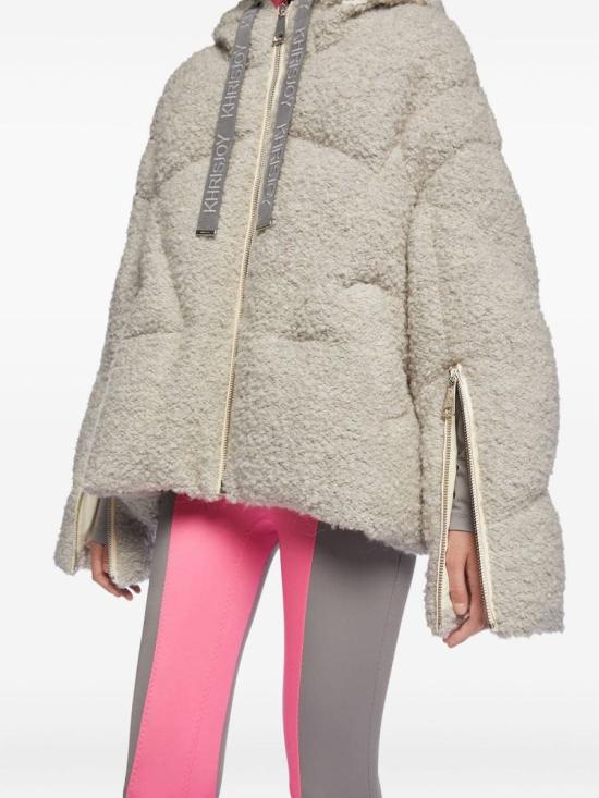 25FW 크리스조이 숏패딩 KWF25R0601BC0001PRL001 GREY - KHRISJOY