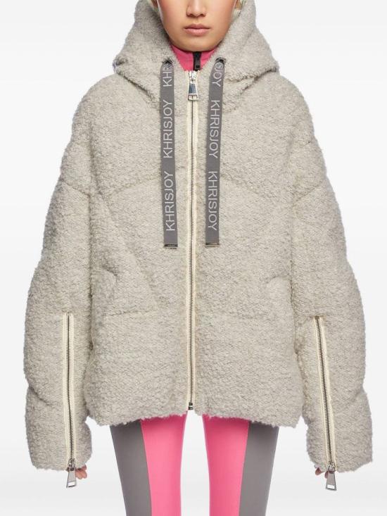 25FW 크리스조이 숏패딩 KWF25R0601BC0001PRL001 GREY - KHRISJOY