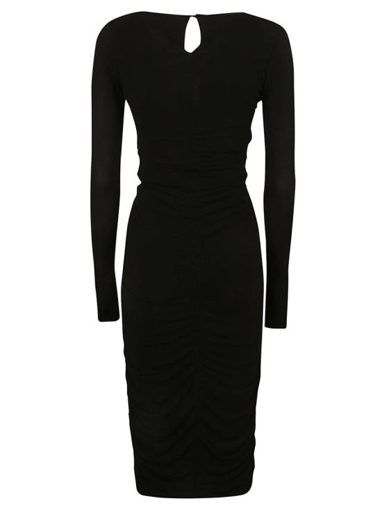  이자벨마랑 미디 원피스 RO0180FAA3K14I01BK Black - ISABEL MARANT