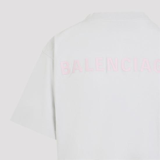 25FW 발렌시아가 반팔 티셔츠 850990 TTVJ1 White - BALENCIAGA