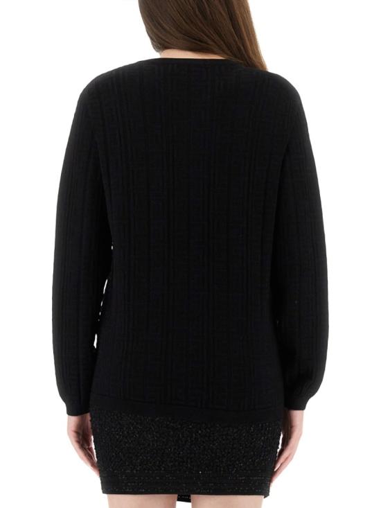 25FW 발망 스웨터 FF1KD090KI63 0PA Black - BALMAIN