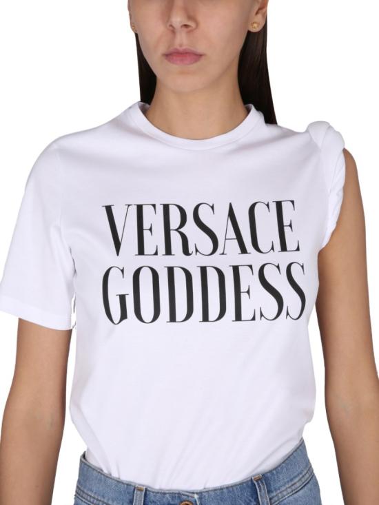  베르사체 반팔 티셔츠 1008289 1A065291W000 White - VERSACE