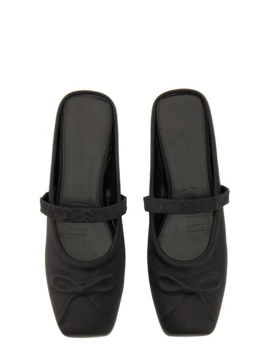 25FW 마르니 플랫 슈즈 SBMS010400 P245500N99 Black - MARNI