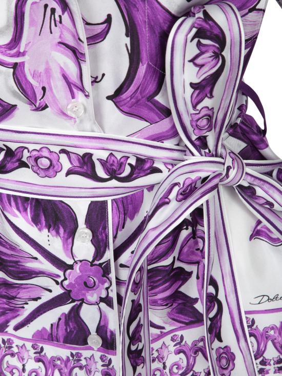 26FW 돌체앤가바나 블라우스 F5G67T HI1TK IP3TN Purple - DOLCE & GABBANA