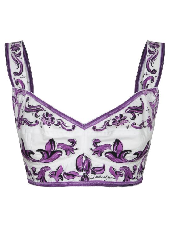 26FW 돌체앤가바나 민소매 티셔츠 F7Y28T FI5LT H35DQ Purple