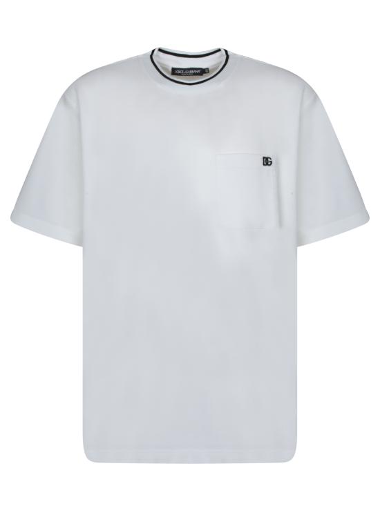 26FW 돌체앤가바나 반팔 티셔츠 G8ST3Z HU7UT W0800 White