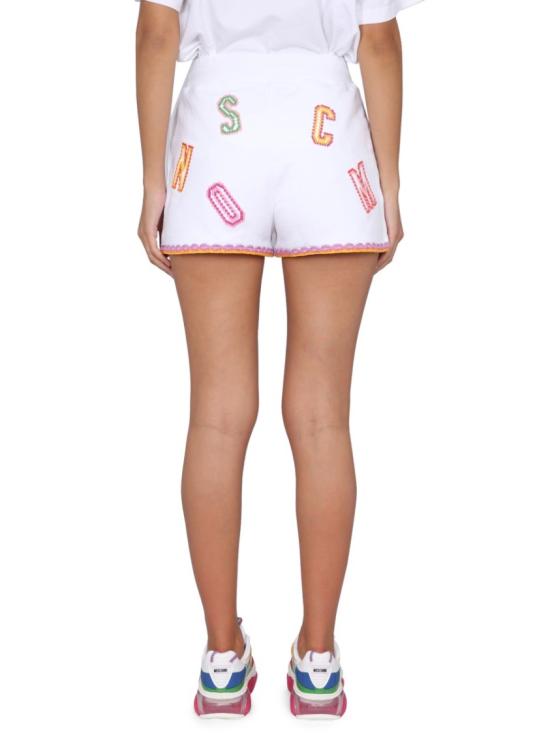 모스키노 숏팬츠 03170528 1001 White - MOSCHINO