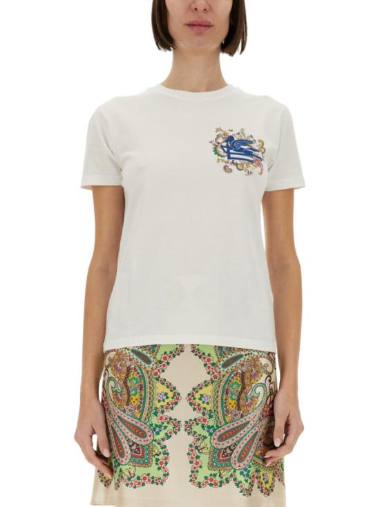 25SS 에트로 반팔 티셔츠 WRMA0006 AK788W0111 White