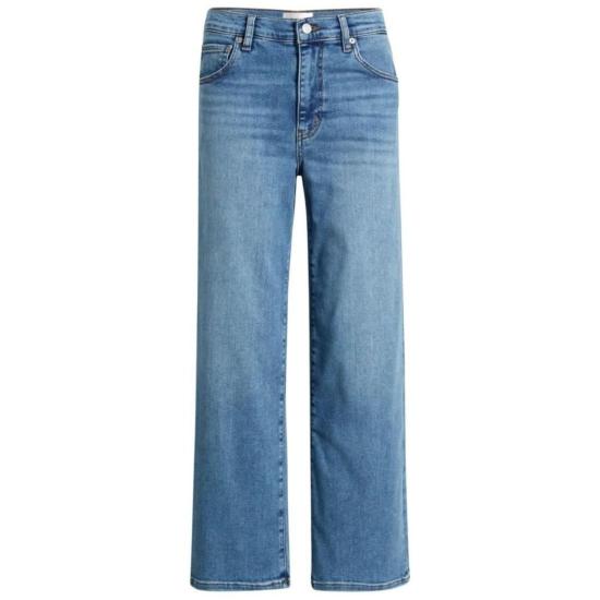  프레임 데님 팬츠 더 멜로우 앵클 스트레이트 레그 진 플립