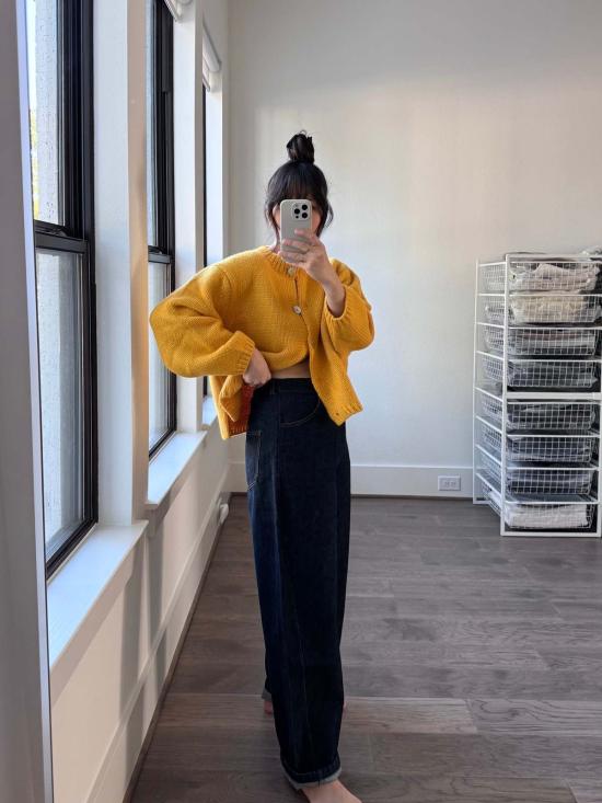  코데라 데님 팬츠 Cordera 데님 스트레이트 팬츠 인디고 - CORDERA