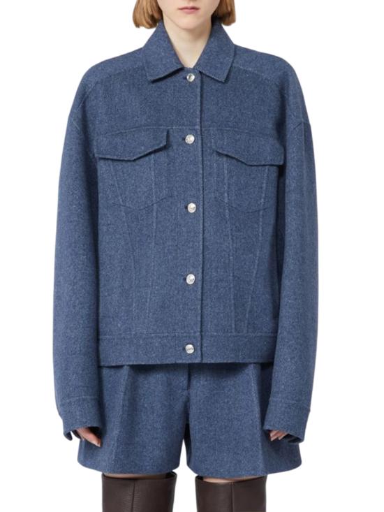 25FW 스포트막스 자켓 2522086033600 BLU - SPORTMAX