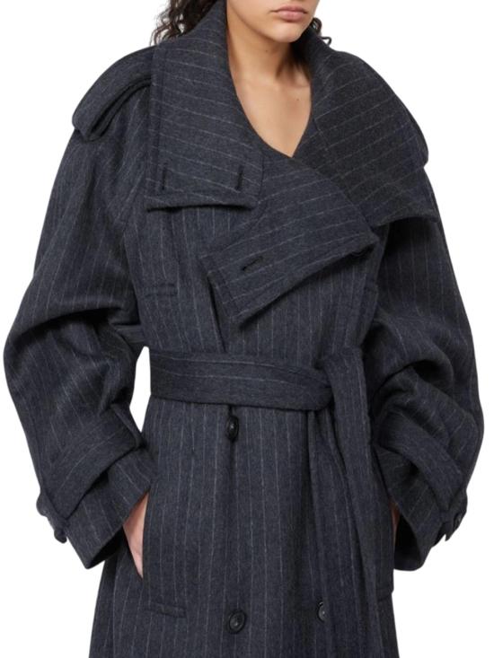 25FW 스포트막스 AROLD 아롤드 버진울 코트 2522016033600 ANTRACITE - SPORTMAX