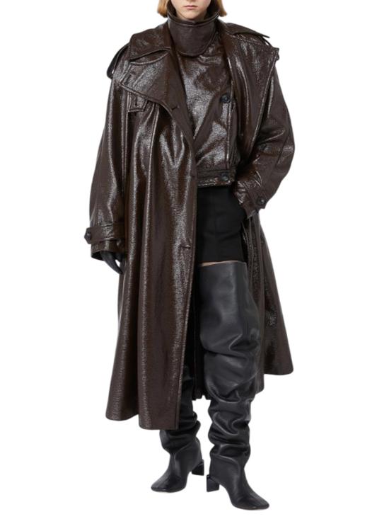 25FW 스포트막스 BETA 베타 에코 레더 자켓 2522086063600 CAFFE - SPORTMAX