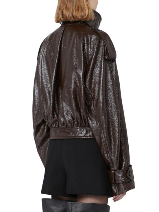 25FW 스포트막스 BETA 베타 에코 레더 자켓 2522086063600 CAFFE - SPORTMAX