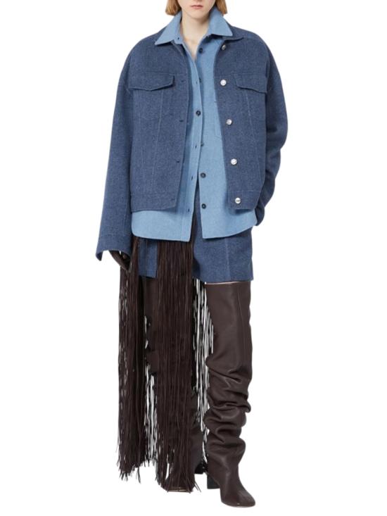 25FW 스포트막스 숏팬츠 2522146023600 BLU - SPORTMAX