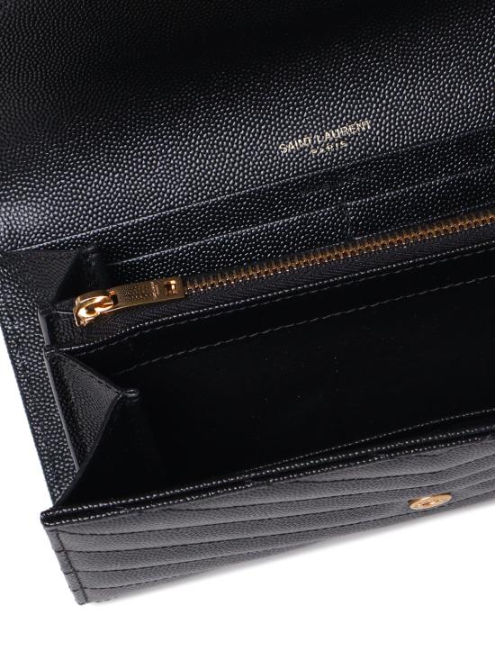 25FW 생로랑 지갑 372264 BOW011000 Black - SAINT LAURENT