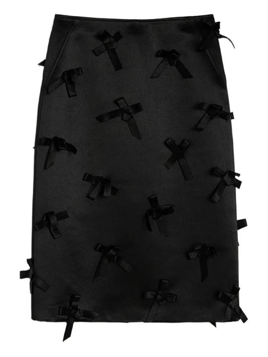 25FW 질샌더 스커트 J03MA0270J75001001 Black